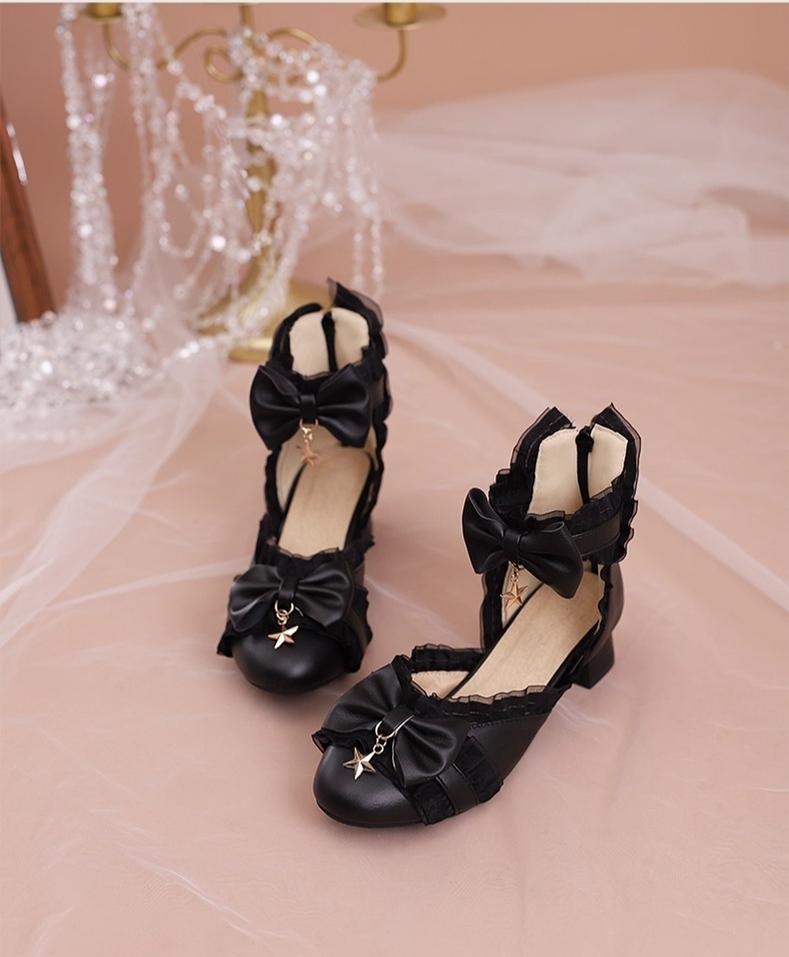 Yana - Shining Star - Sweet Lolita Bow Mary Jane Shoes