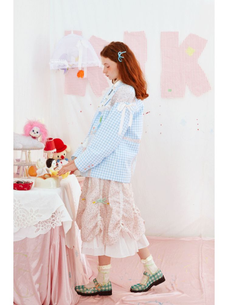 Plaid Suit Jacket【s0000001558】