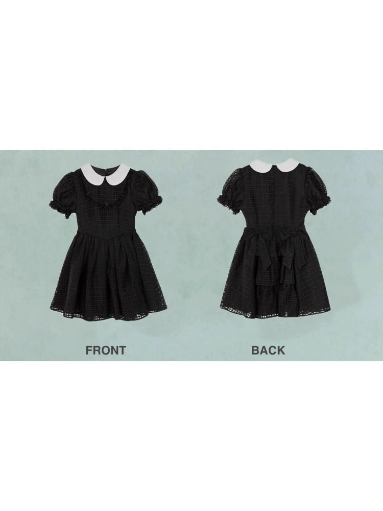 Bubble Sleeve Back Cake Hem Doll Dress【s0000006968】