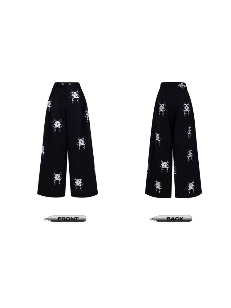 Embroidery casual pants【s0000003706】