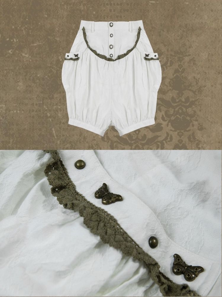 Retro Jacquard Pumpkin Pants【s0000003245】