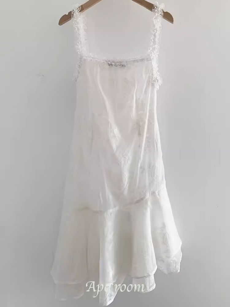 Three-dimensional flocked dress【s0000007932】