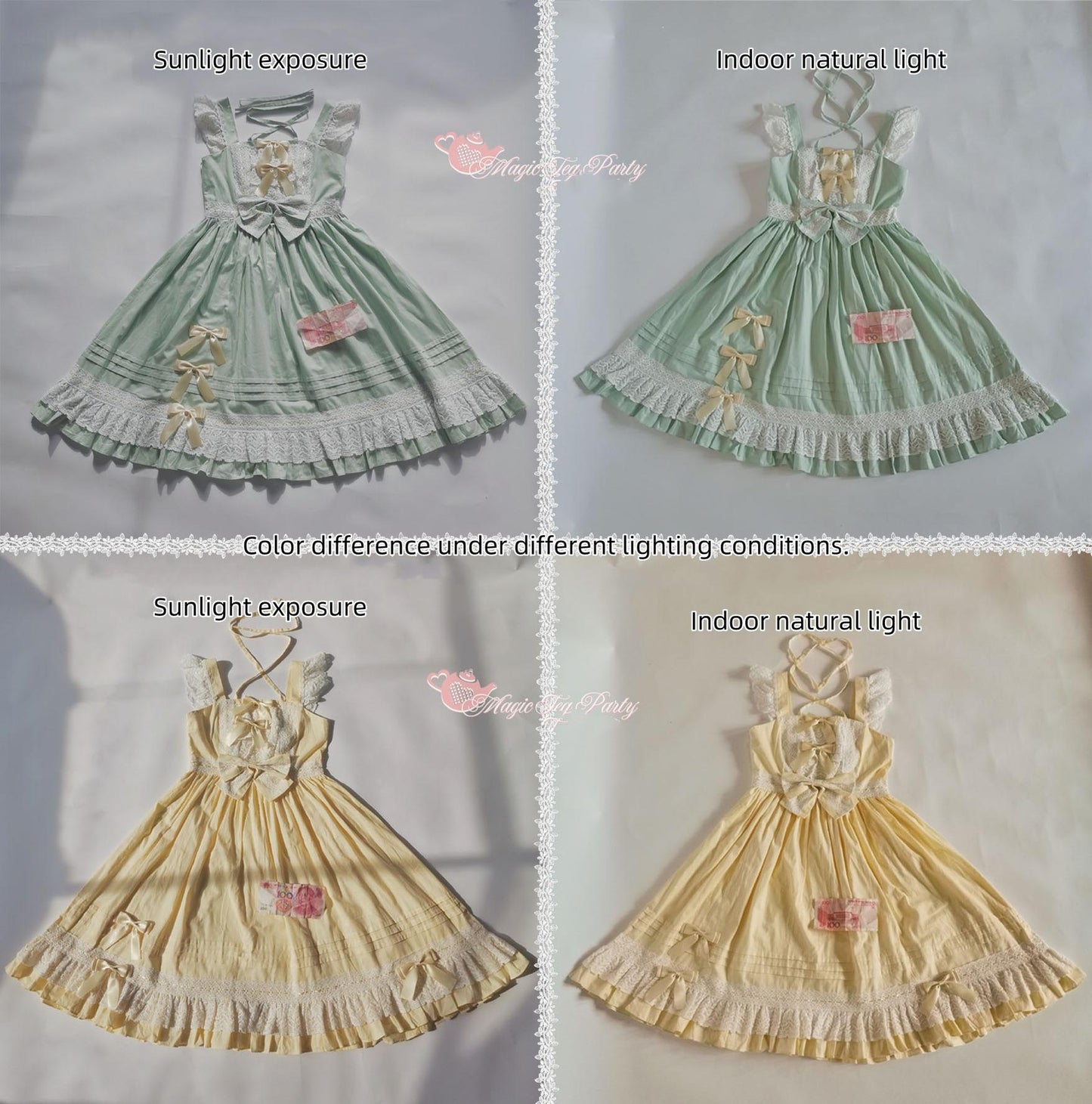 Magic Tea Party - Cute Lolita Jumper Dress Multicolors JSK