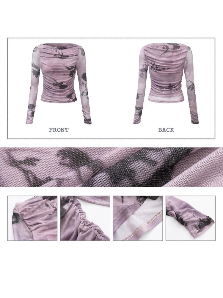 Butterfly Long Sleeve T-Shirt【s0000003346】