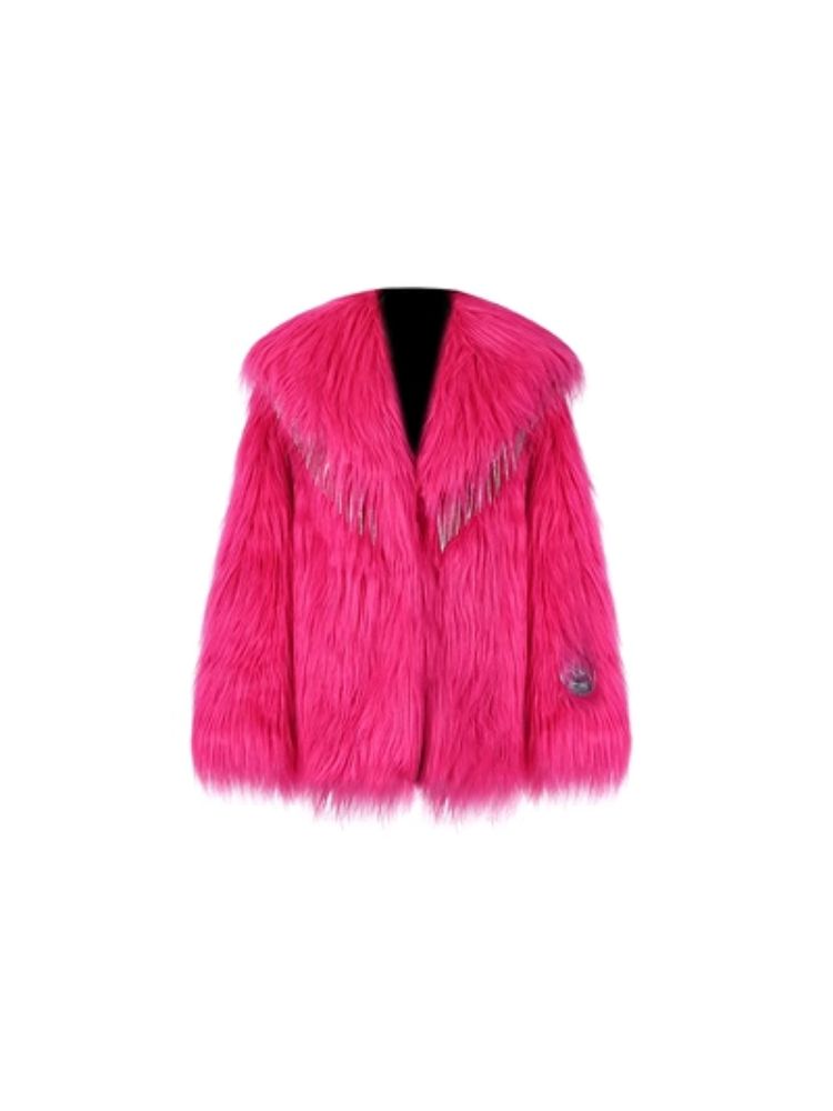 Y2K Fashion Hottie Warm Fur Coat【s0000004823】