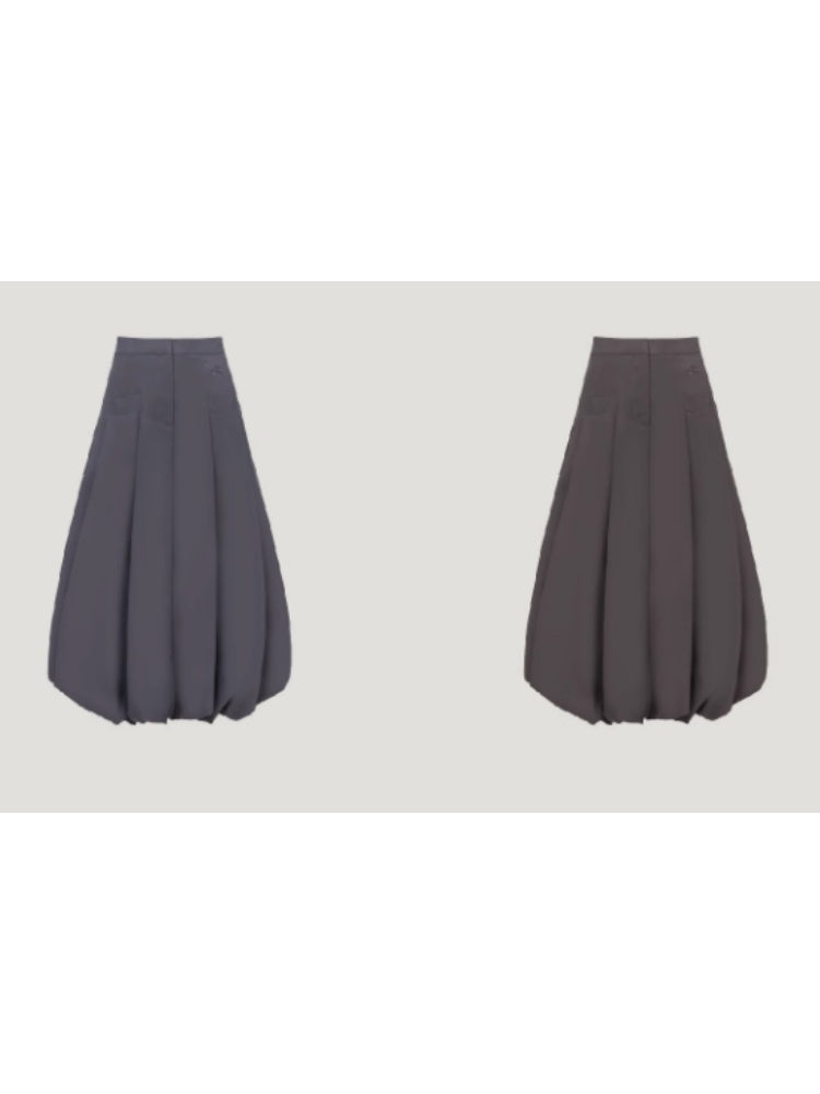 High Waist Pleats Bud Skirt【s0000004378】