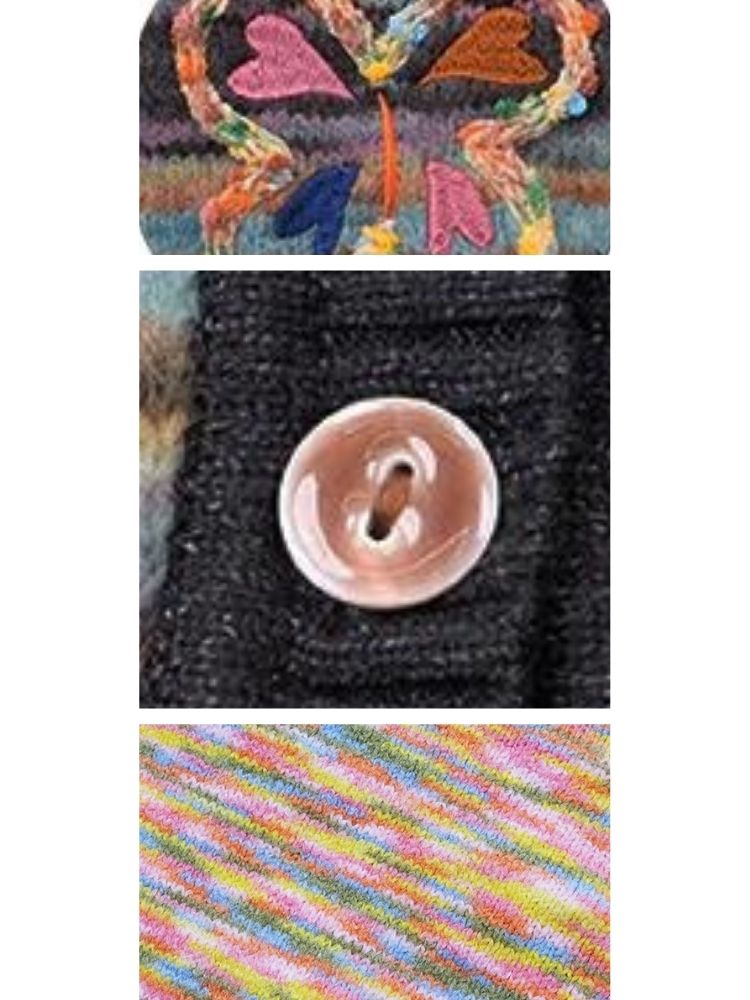 V-neck knit cardigan jacket【s0000003763】