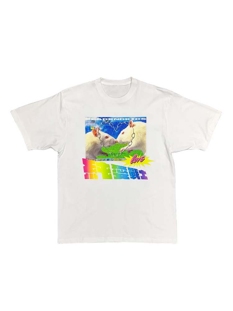 Pure Love Warrior" Subculture American Loose T-Shirt【s0000008561】"
