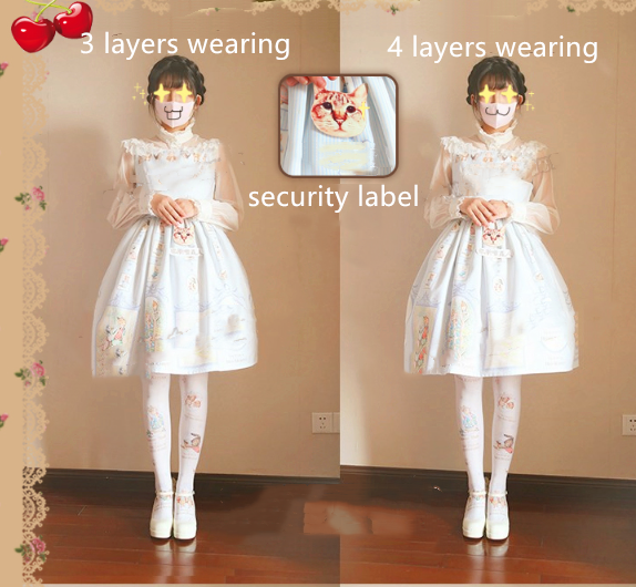 Boguta - 40cm 55cm A-line Soft Yarn 4 layers Lolita Petticoat
