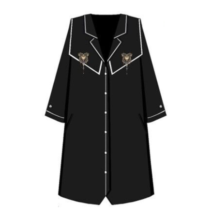 Eieyomi - Dark-themed Gothic Lolita Thick Coat