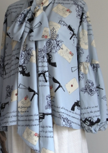 VTGDOLL - World War II love letter - Elegant Lolita Shirt and Lolita Painted SK