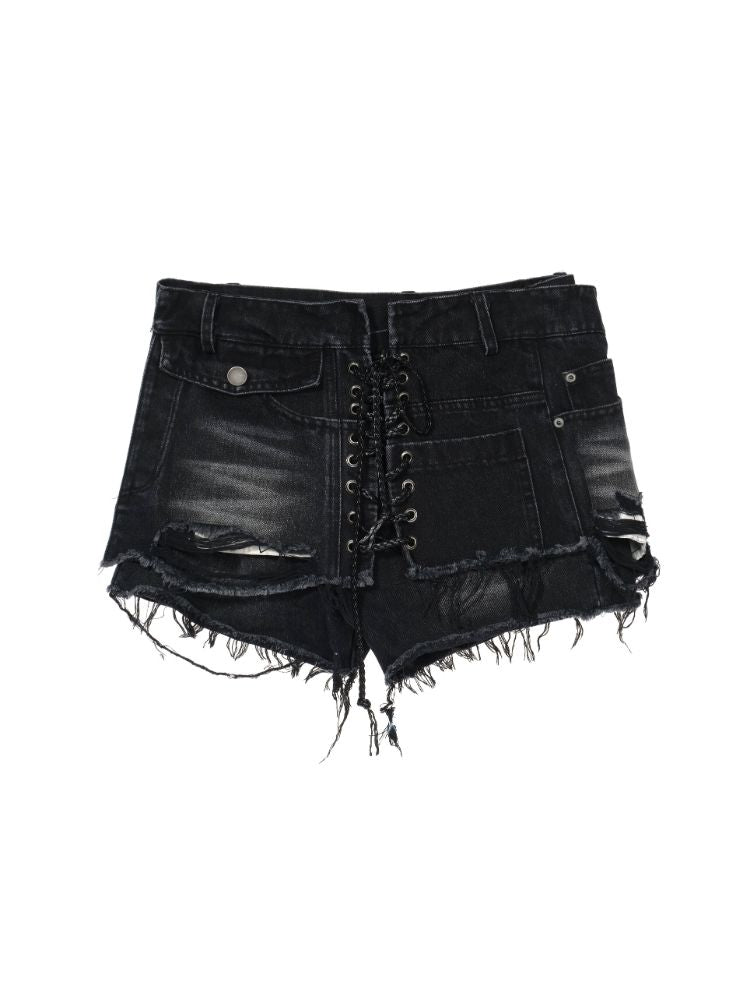 Punk Retro Summer Slim Backless Vest Set【s0000006704】