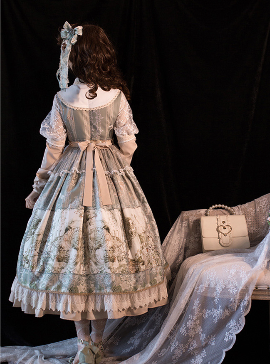 Cat-Romance - A Twilight Feast - Vintage Casual Lolita Summer OP