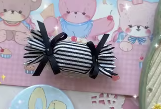 Bear Doll - Augustina - Sweet Lolita Candy Hair Clip and Brooch