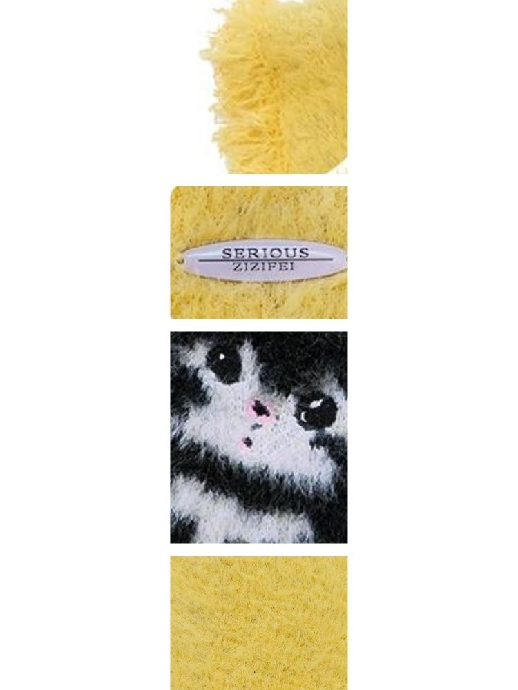 Cat V-neck sweater vest【s0000003777】