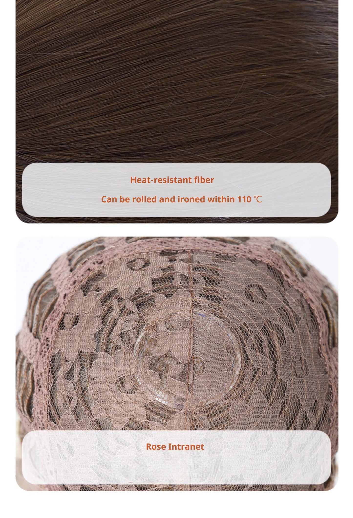 Sinwavy - Fairy Tale Town - Classic Lolita Wig Dark Brown Roman Curly Double Ponytail Wig