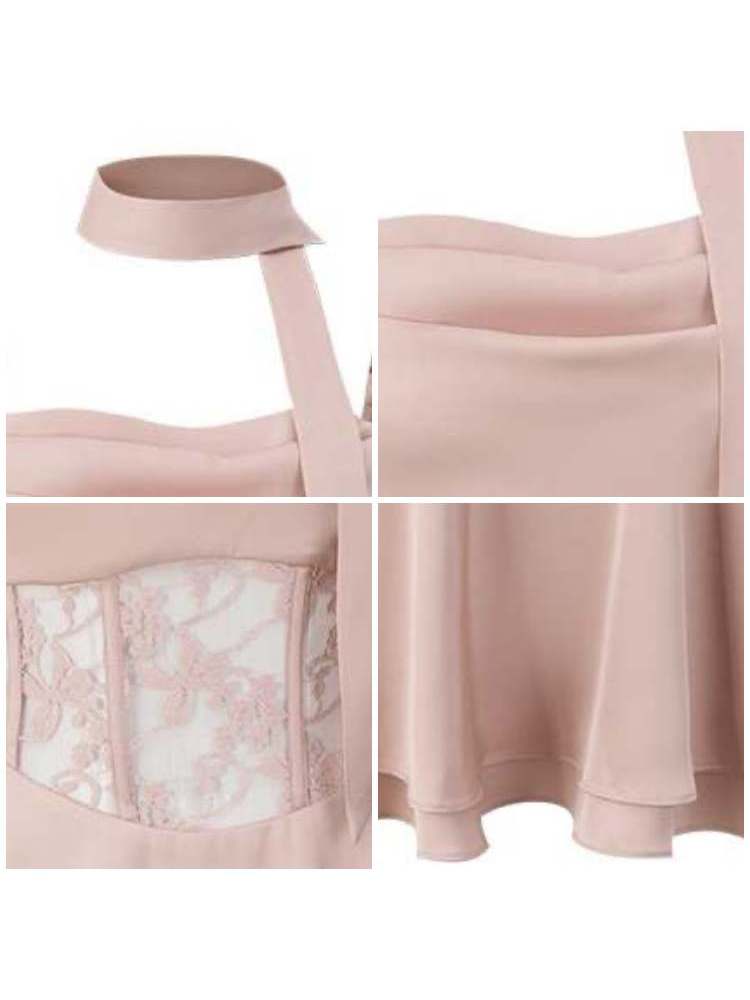 Sexy Lace Stitch Cami Dress【s0000008056】