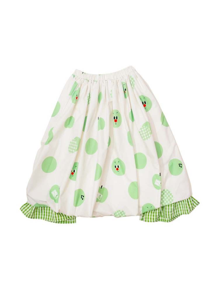 Apple Polka Dots Bud Skirt【s0000007124】
