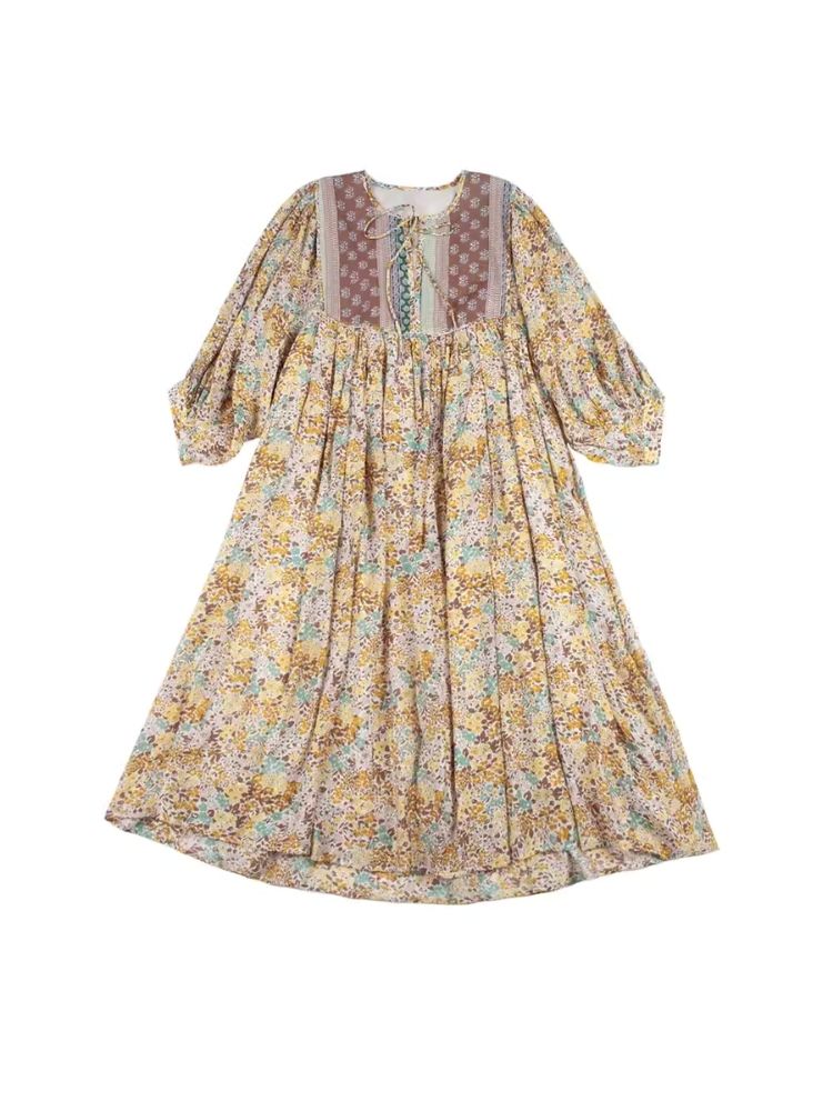 Patchwork Strappy One-piece Dress【s0000007942】