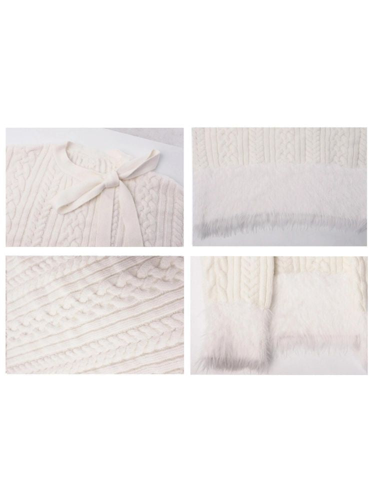 Tie ribbon loose sweater【s0000004547】