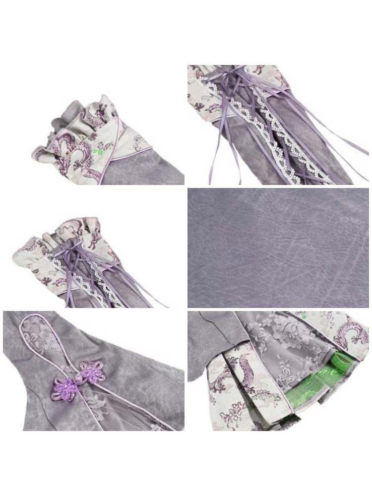 Chinese Style Lace Slit Sleeves【s0000009035】