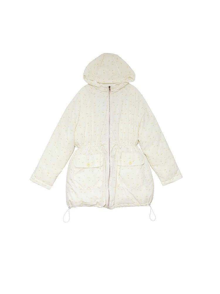 Middle length waisted down jacket【s0000005913】