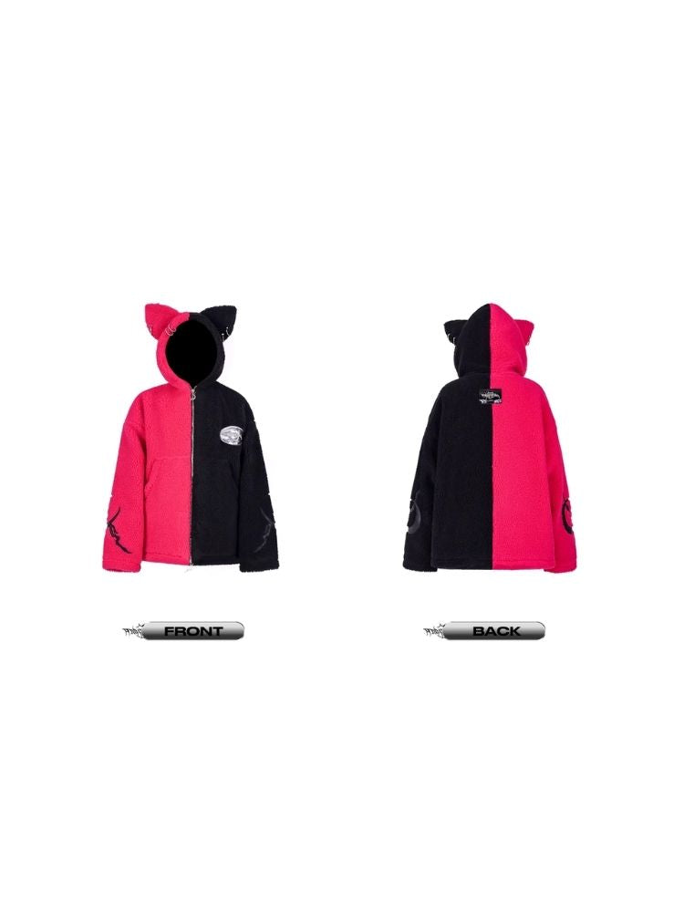 Moon Lamb Suede Punk Cotton Jacket【s0000005059】