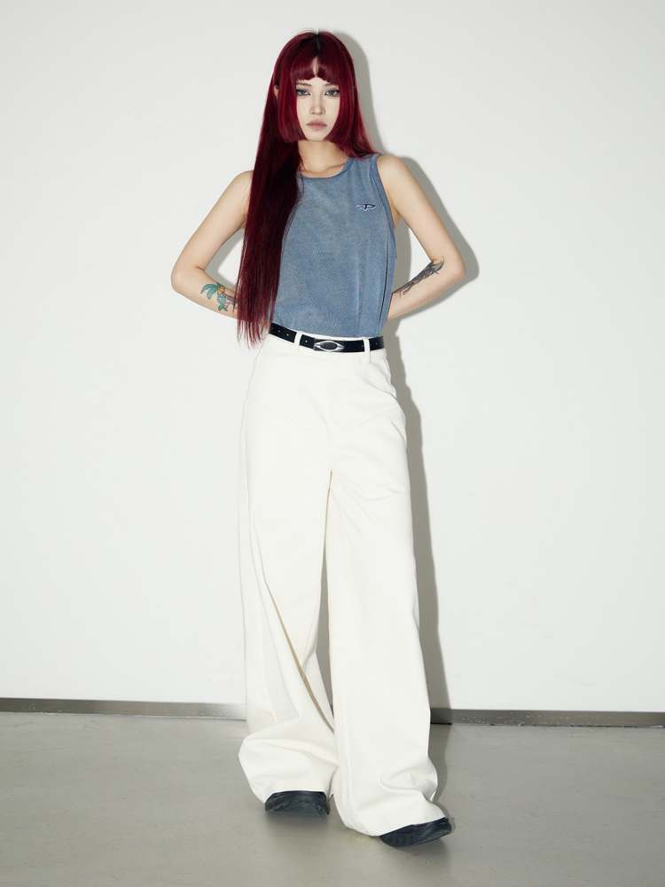 Basic Wide Leg Front Pocket Pants【s0000006739】