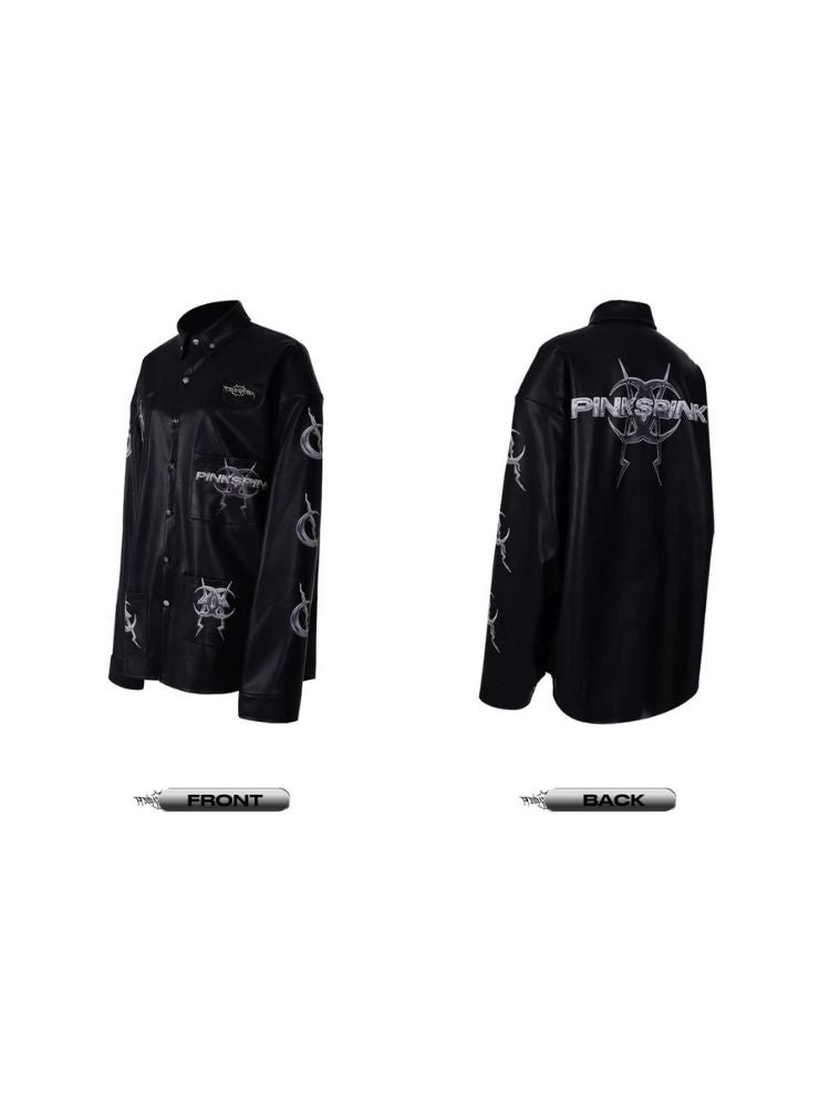 Pocket leather jacket【s0000003704】