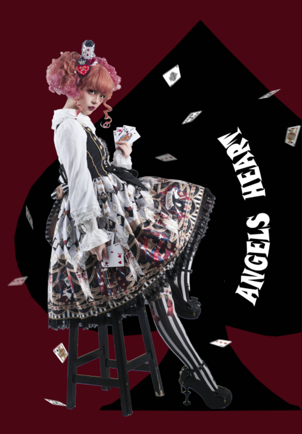 Red Maria - Royalty Game - Chessboard 80D Velvet Lolita Tights