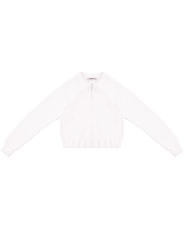 Thick wool polo neck sweater【s0000006161】