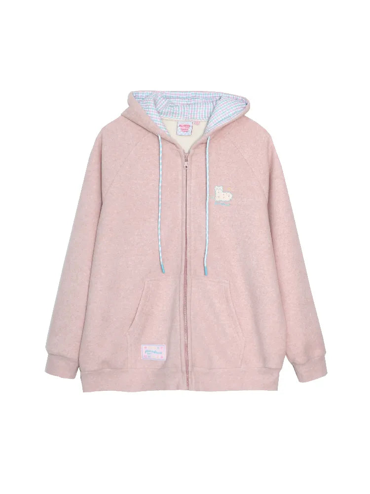 Pink sweater cardigan【s0000005269】
