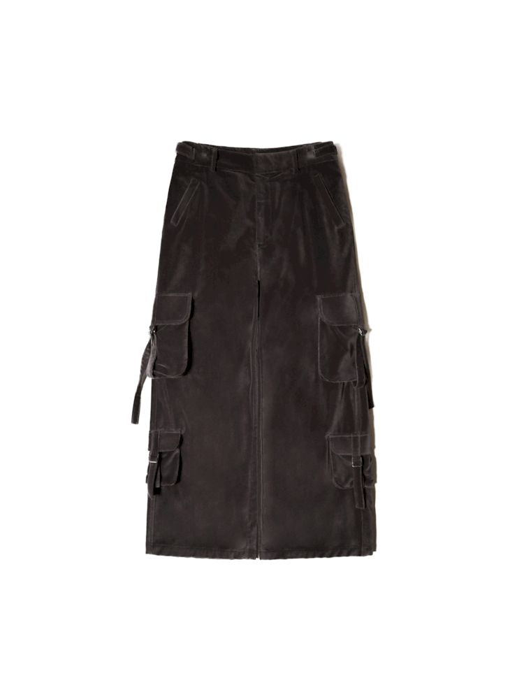 Adjustable pockets wide-leg loose thin pants【s0000006031】