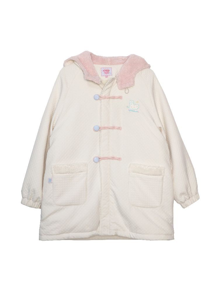 Hooded teenage girls with warm cotton jacket【s0000005248】