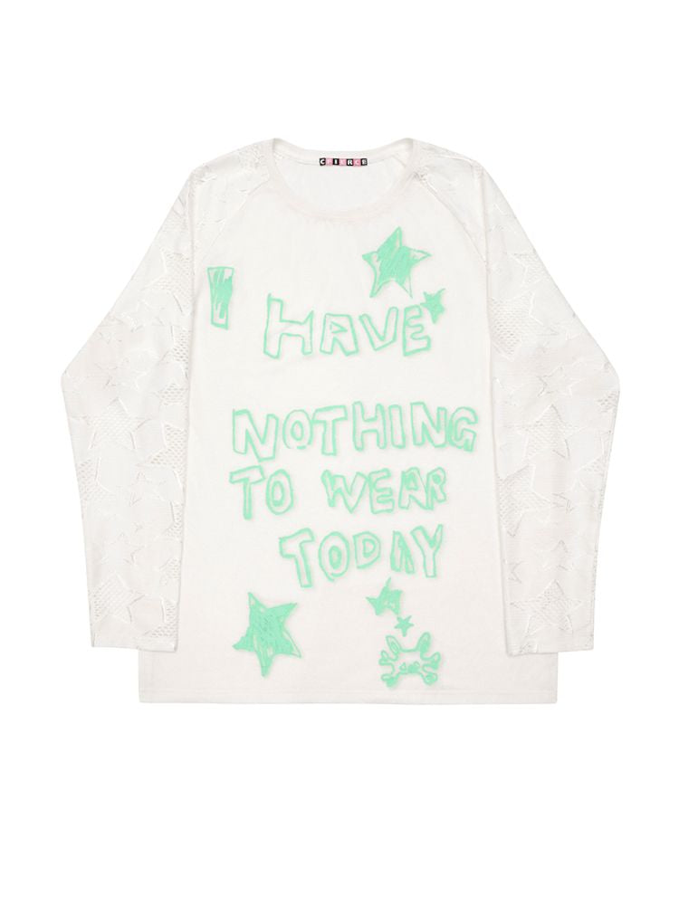 Printed long-sleeved blouse【s0000008212】