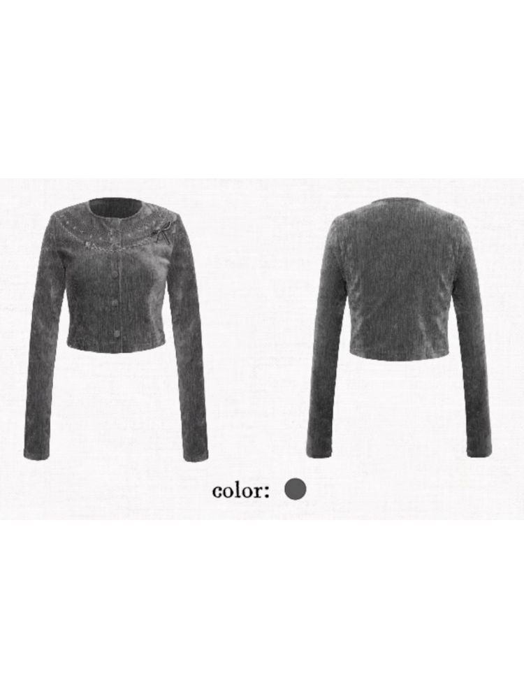 Black Temperament Short Jacket【s0000010020】