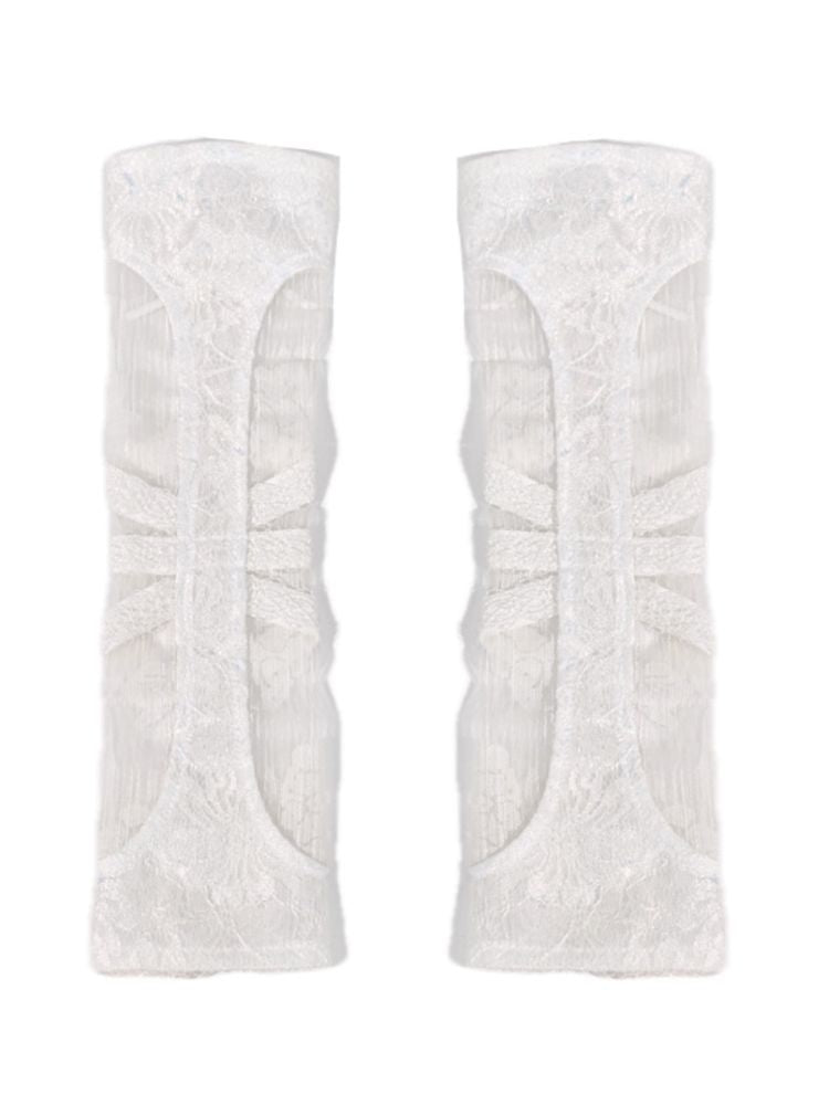 Skeleton Lace Sheer Hand Sleeve Cufflinks【s0000010041】