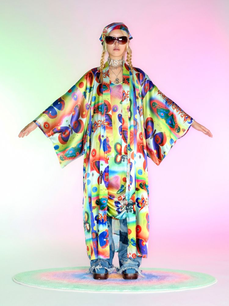 Long Kimono Cardigan Jacket【s0000007151】