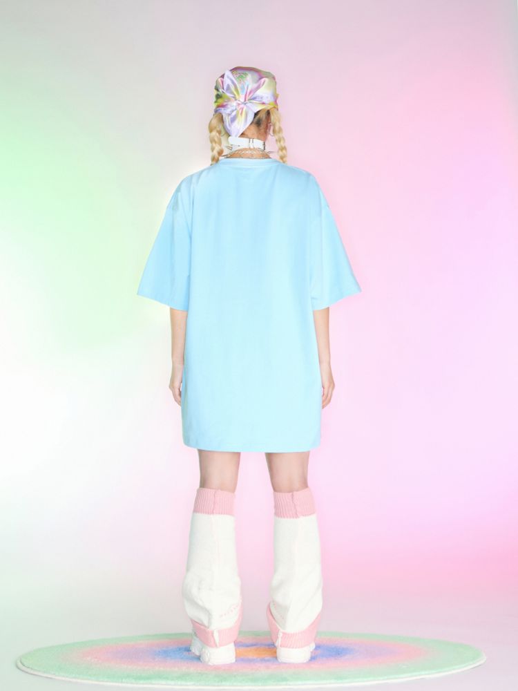 Printed short-sleeved t-shirt【s0000007165】