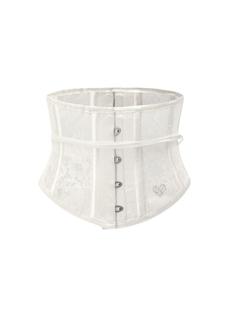 Herringbone lace waist corset【s0000006291】