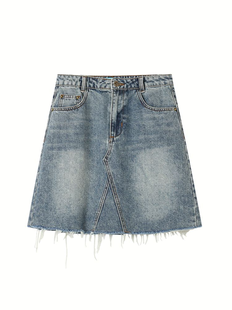 Simple Basic A-line Half-body Skirt【s0000008860】