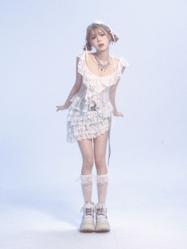 Sweet floral doll collar lace floral jacket【s0000007445】