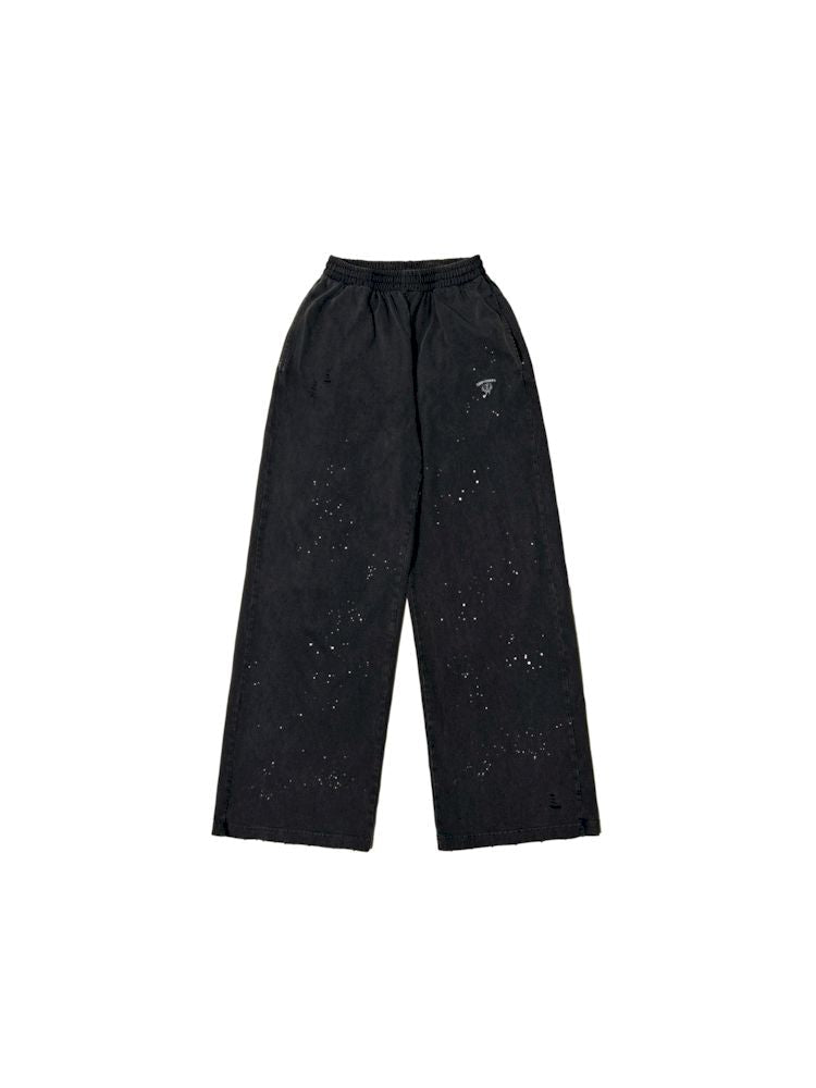 Hole Breaking Hooded Sweatshirt Cardigan Pants【s0000008579】