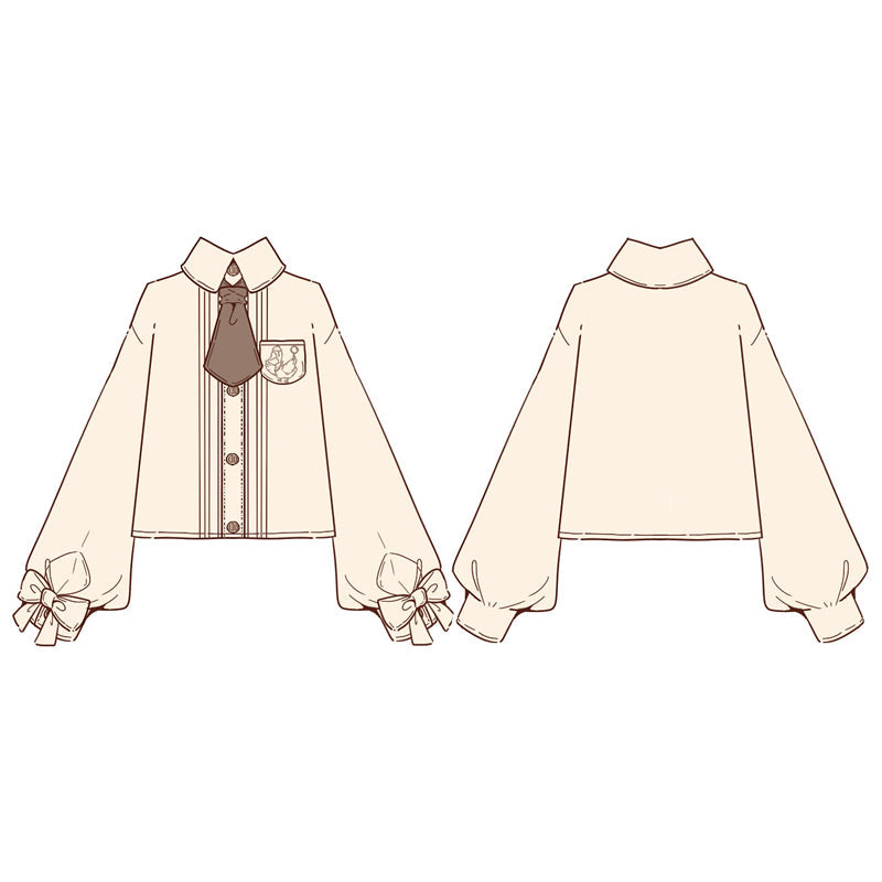 Piggy Bun - Famous Detective Goose - Ouji Lolita Shorts Set, Pockets