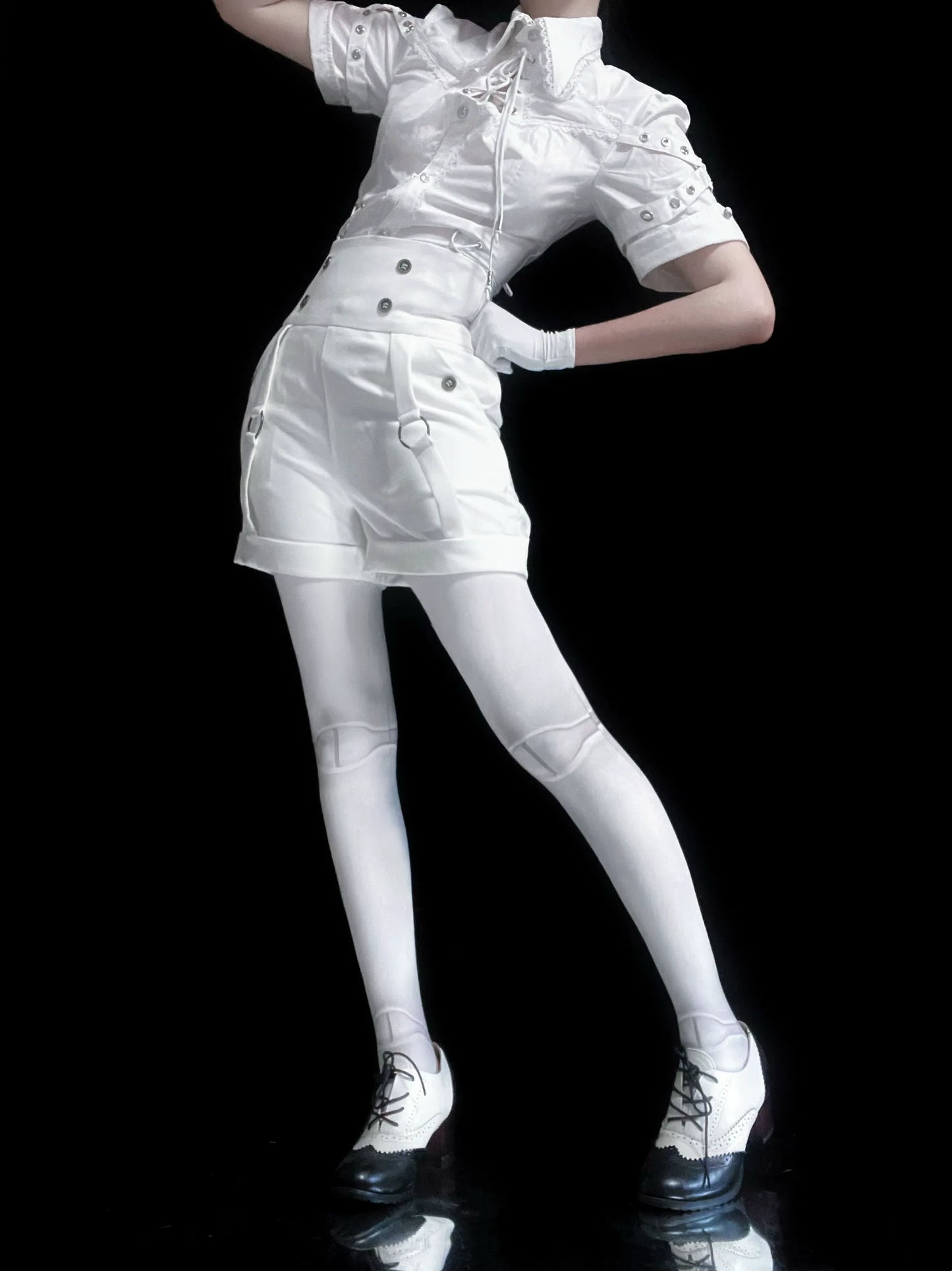 Gazing Galactic - Ouji Lolita Hight Waist Shorts