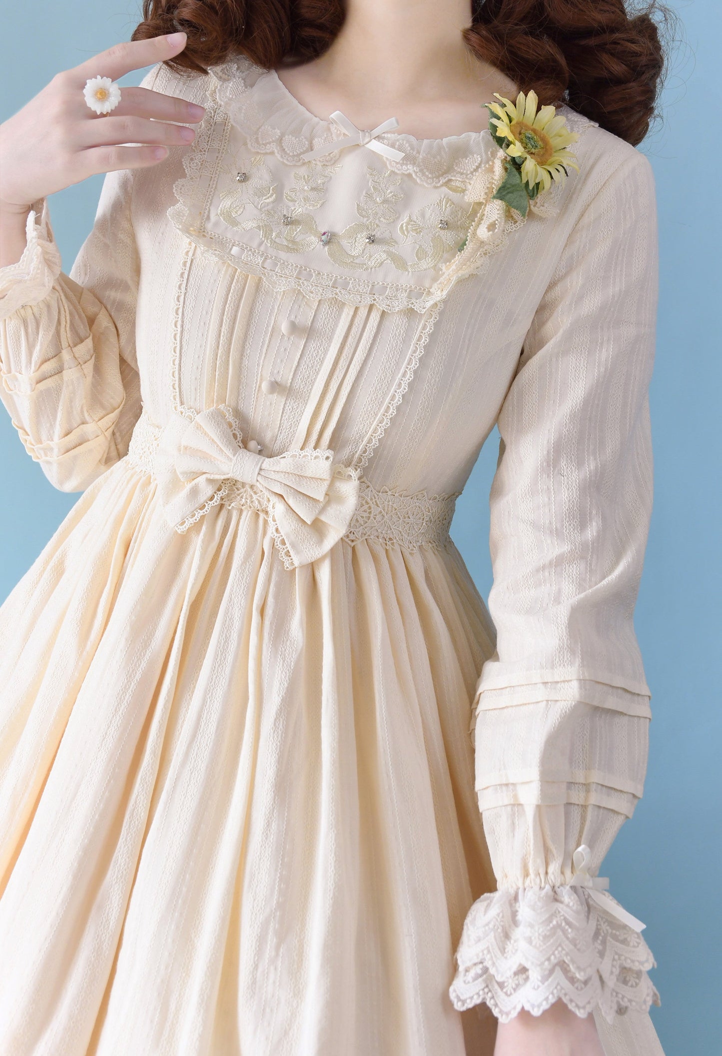 Strawberry Witch - Nerry - Sweet Lolita Embroidered OP Dress Multicolors