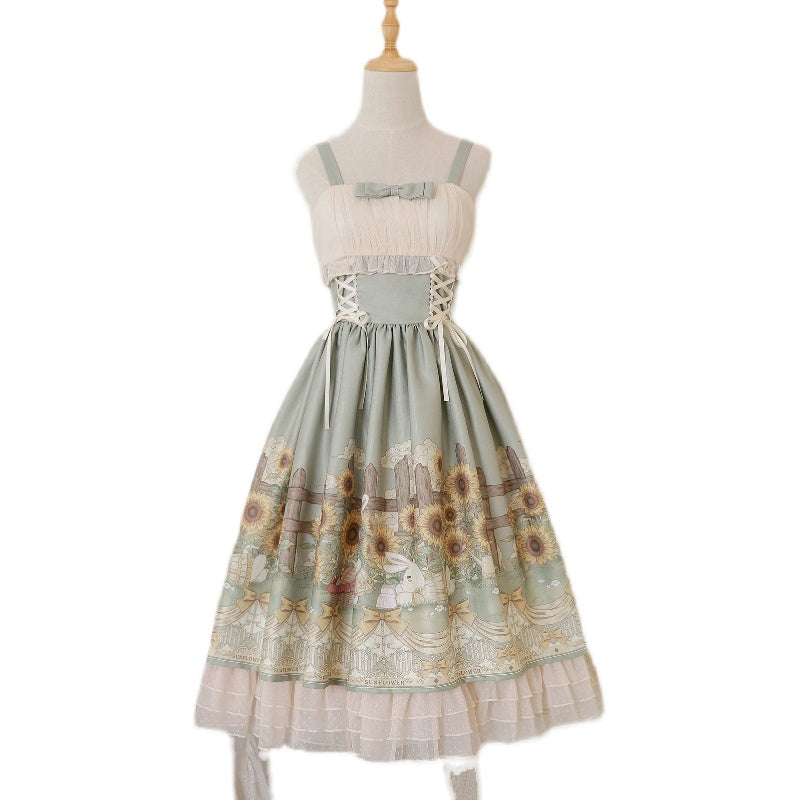 Designer's Gift - Flower and Letter - Classic Lolita JSK Dress