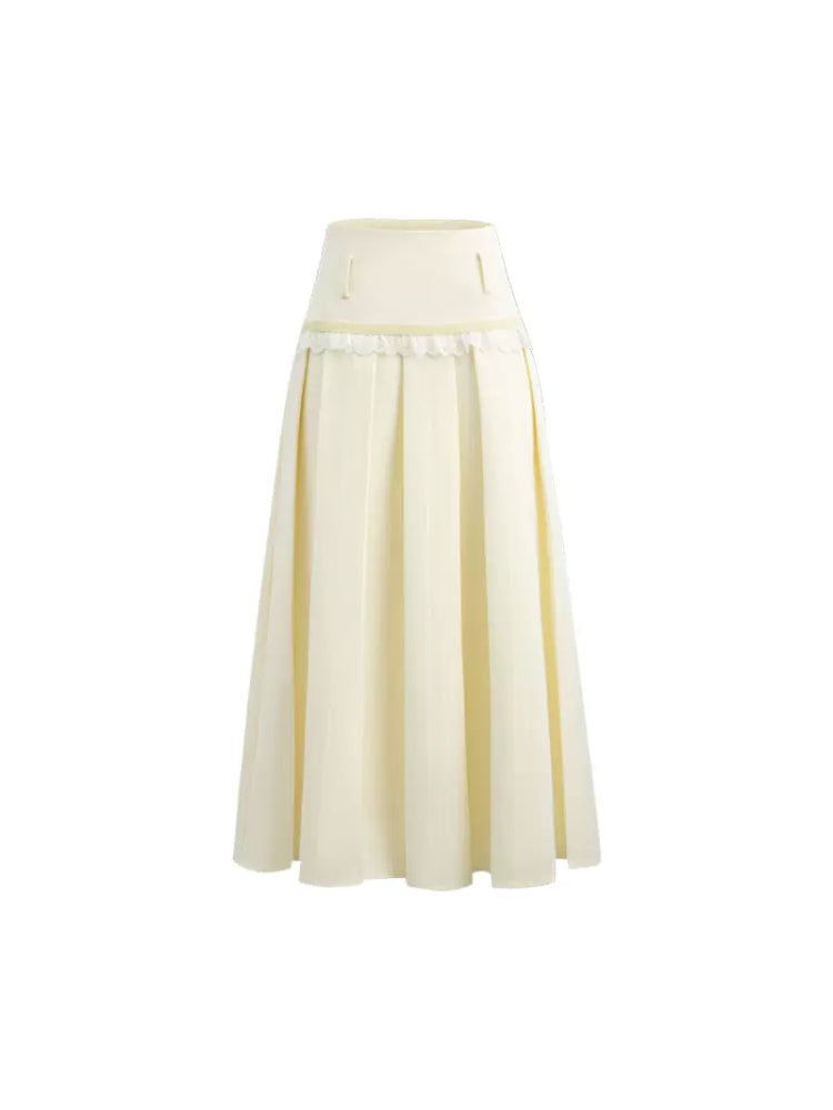 College style jacket + pleated skirt【s0000007095】