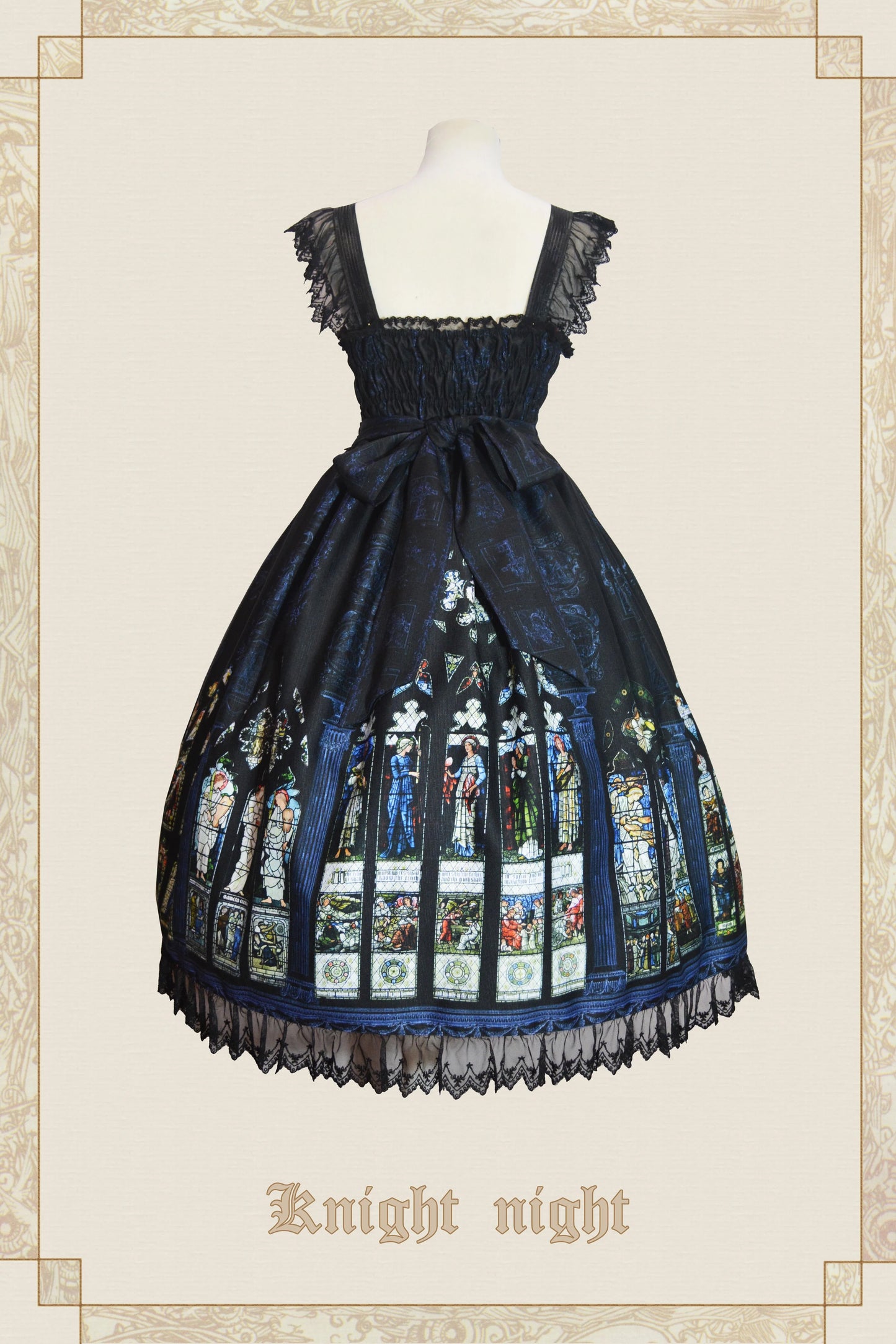 Knight night - The Saint Priest - Stained GlassツキSain Lolita Jumper Dress