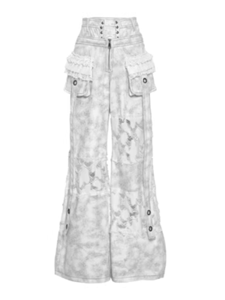 Punk straight pants【s0000005571】